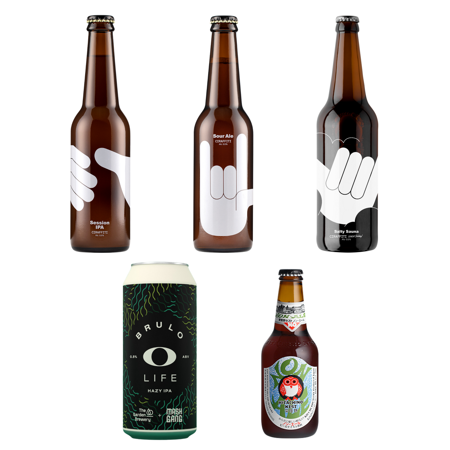 低アルコールクラフトビール5種類バライティセット